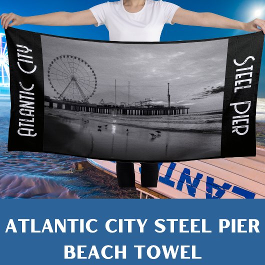 Serviette De Plage Atlantic City Steel Pier Vacances