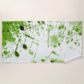 Serviette De Plage Atmosphère musicale 7 (Devant)