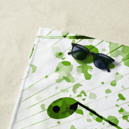 Serviette De Plage Atmosphère musicale 7 (En situation)