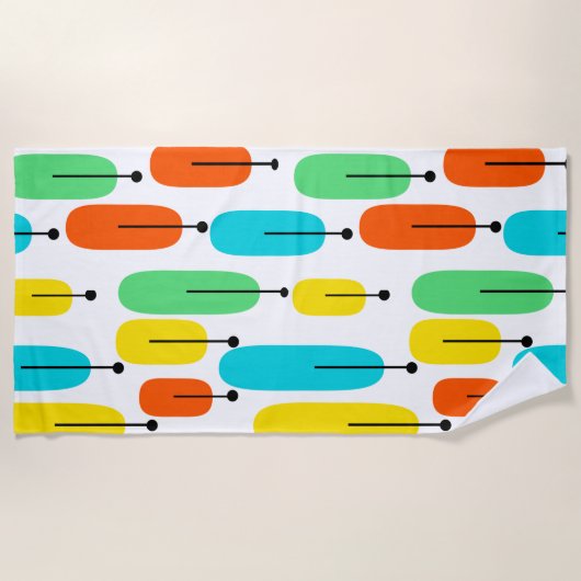 Serviette De Plage Atomic Trees (Devant)