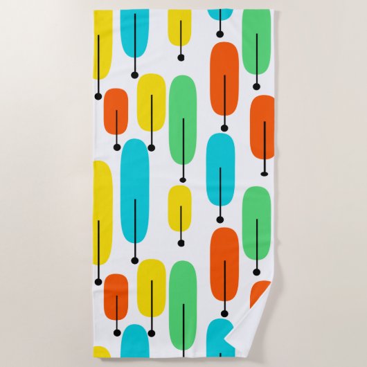 Serviette De Plage Atomic Trees (Devant)