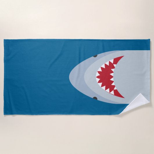 Serviette De Plage Attaque de requins (Devant)