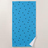 Serviette De Plage Attention aux requins ! (Devant)