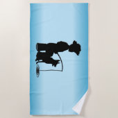 Serviette De Plage Au trou de pêche (Devant)