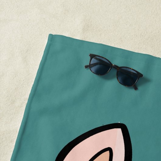 Serviette De Plage Aucun Prob-Lama (En situation)