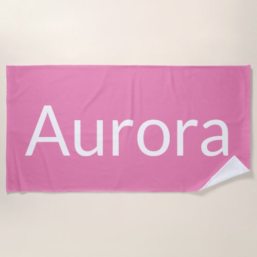Serviette De Plage Aurore (Devant)