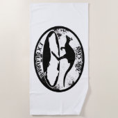 Serviette De Plage Aussie Explorer en grunge (Devant)