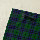 Serviette De Plage Austin Tartan Plaid Beach Towne (En situation)