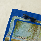 Serviette De Plage Australie Pelican Flock River Murray, (En situation)