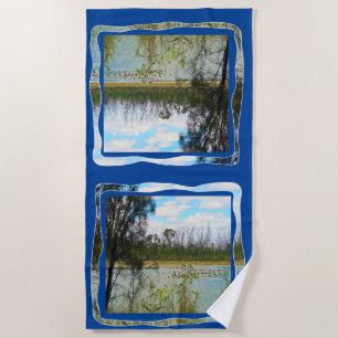 Serviette De Plage Australie Pelican Flock River Murray,