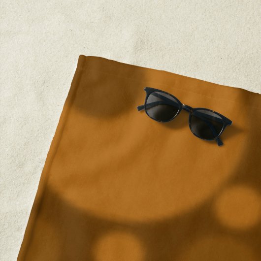 Serviette De Plage Auto-réflexion Giraffe, (En situation)