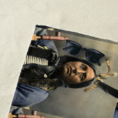 Serviette De Plage AUTOCHTONE AMERICAN INDIAN CHIEF Beach Towers (En situation)