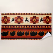 Serviette de plage autochtone amérindien (Devant)