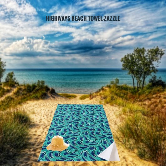 Serviette De Plage Autoroutes