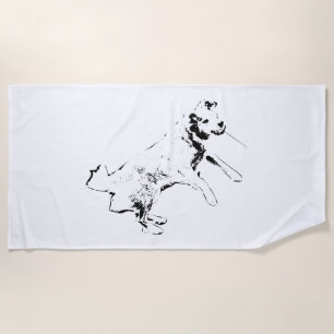 Serviette De Plage Autumn Air, Boundless Leap