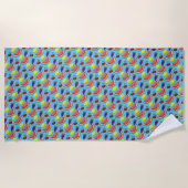 Serviette de plage aux fruits mélangés (Devant)