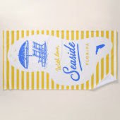 Serviette de plage Avec Amour (Devant)