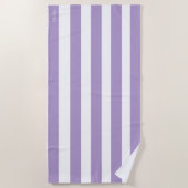 Serviette de plage avec nom de monogramme (Devant)