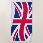 Serviette de plage avec Union Jack (Devant)