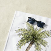 Serviette De Plage Aventure de plage ensoleillée (En situation)