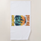 Serviette De Plage Aventure VTT (Devant)