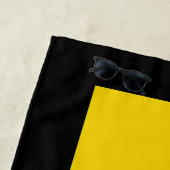 Serviette De Plage Avertissement pour affichage uniquement Ne touche  (En situation)