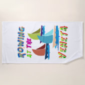 Serviette De Plage Aviron À La Veneta (Devant)