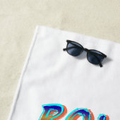 Serviette De Plage Aviron À La Veneta (En situation)