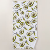 Serviette de plage Avocado (Devant)