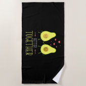 Serviette De Plage Avocado Mieux Ensemble (Devant)