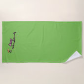 Serviette De Plage Awe et errance (Devant)