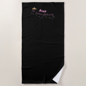Serviette De Plage Awe et errance (Devant)
