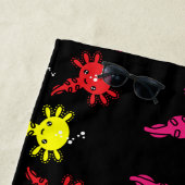 Serviette De Plage Axaotl Salamander Cadeau Enfants (En situation)