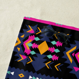 Serviette De Plage Aztèque coloré