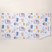 Serviette De Plage Baby Krypto & Superman Motif (Devant)