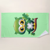 Serviette De Plage Baby Owl St Patrick Paddy Cartoon (Devant)