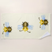 Serviette de plage Baby Queen Bee - Choisissez les (Devant)