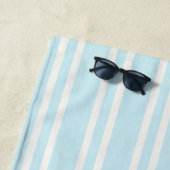 Serviette De Plage Bachelorette à bande chic (En situation)
