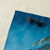 Serviette De Plage Bachelorette Aquarelle Plage Tribe Mer (En situation)