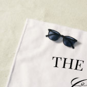 Serviette De Plage Bachelorette Bach Club Pink Cocktail (En situation)