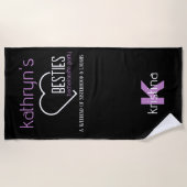 Serviette De Plage Bachelorette Besoins personnalisés (Devant)