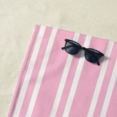 Serviette De Plage Bachelorette Chic Ville Rose (En situation)