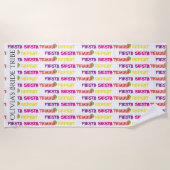 Serviette De Plage Bachelorette Fiesta Siesta Tequila Répétition (Devant)