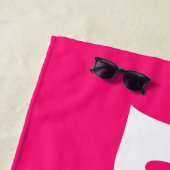 Serviette De Plage Bachelorette mariée personnalisée (En situation)