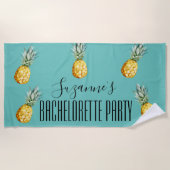 Serviette De Plage Bachelorette Party Voyage de fille Weekend Beach (Devant)