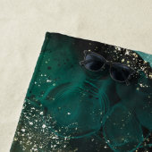 Serviette De Plage Bachelorette personnalisée Sparkly Rock (En situation)