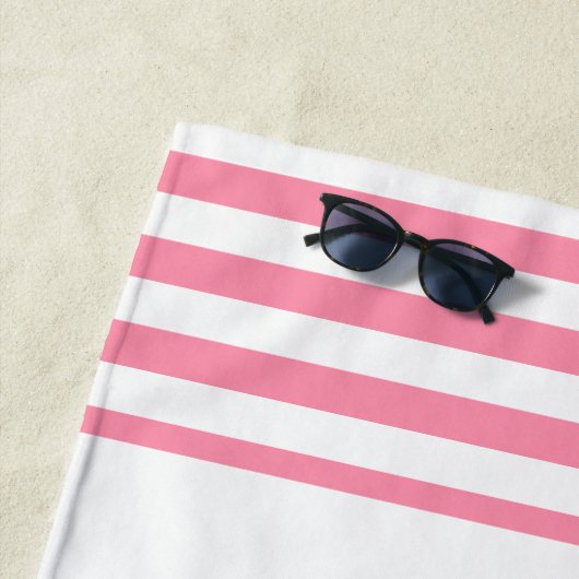 Serviette De Plage Bachelorette rose Dernier (En situation)