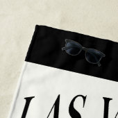 Serviette De Plage Bachelorette sur mesure Las Vegas (En situation)