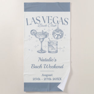 Serviette De Plage Bachelorette sur mesure Las Vegas