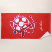 Serviette De Plage Badge Miraculous Ladybug (Devant)